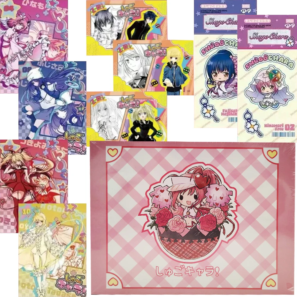 

Оптовая продажа: Коллекционные карточки Shugo Chara — редкая серия для детей, фэнтези, волшебные девочки, милые мультяшные персонажи, карточки для косплея, забавные карточки-игрушки, подарок