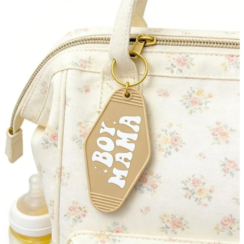 Mom & Son Keychain, Gift for Mom from Son, Mother's Day Present for Women Friends, Llavero para Mamá de Hijo