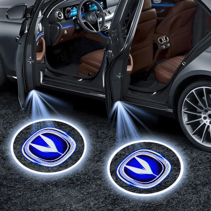 2PCS Led Car Door Laser Projector Light Ghost Shadow Welcome Lamp for Changan Logo CS95 CX70 CS15 CS35 CS75 Auto Accessories
