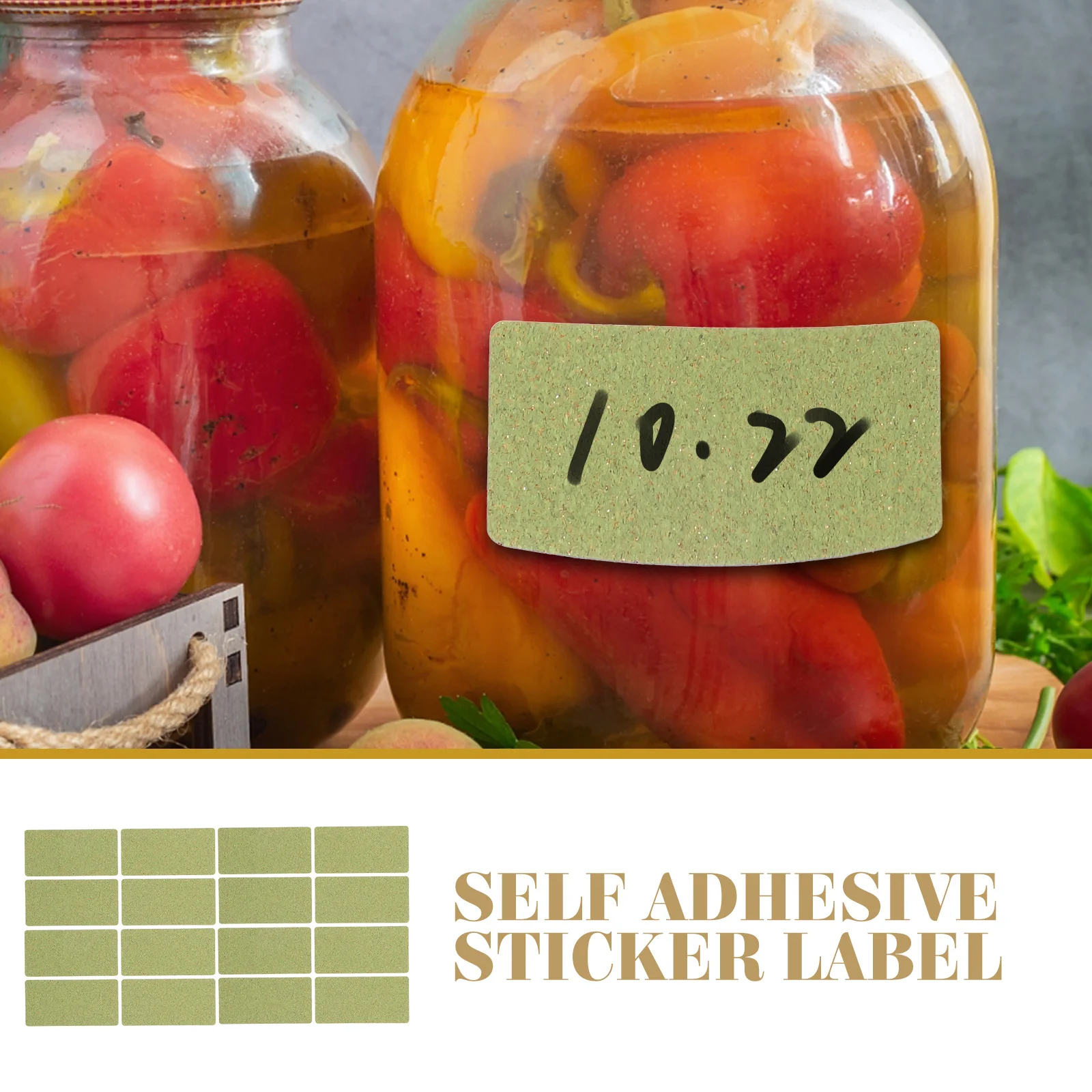 

16pcs Colorful Waterproof Labels Plain Stickers Movable Small PVC Self-Adhesive Blank Name Tags for Kids Home Organization Easy