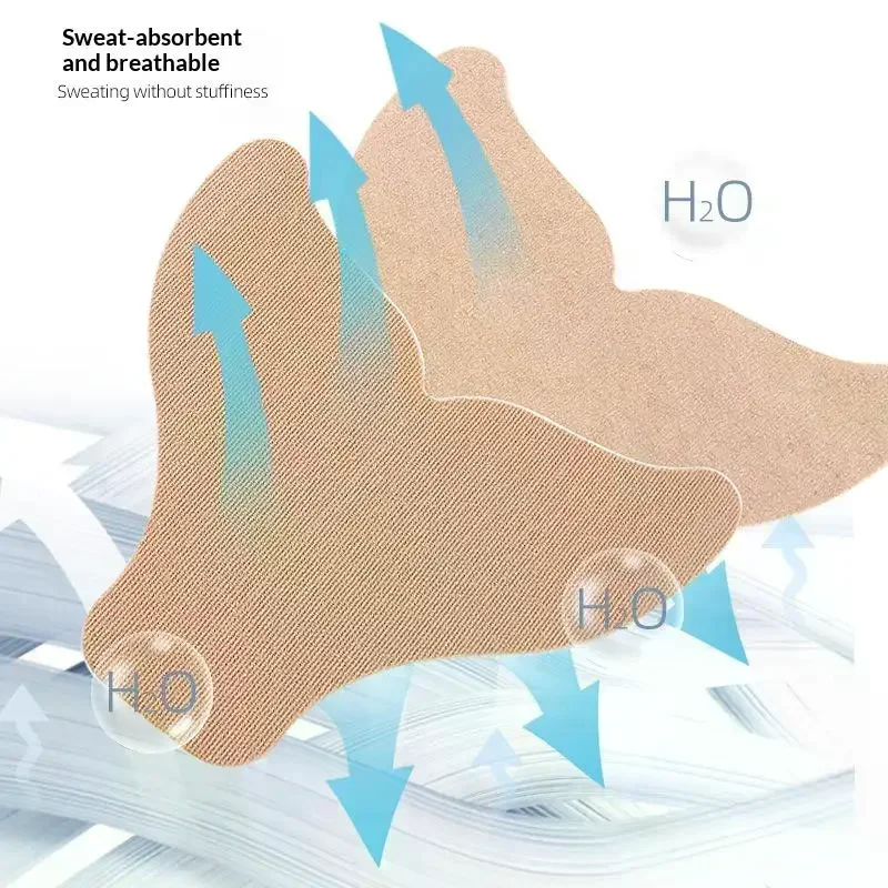 Sweat Absorbing Underarm Patches 10Pcs Stay Fresh All Day for Gym and Sports Unisex Design