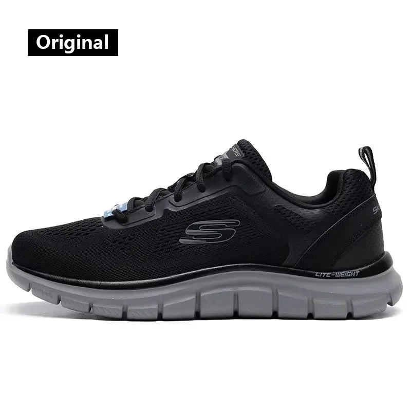 Skechers men's sneakers New summer fashion breathable casual shoes Lightweight comfortable walking shoes 232698-BKCC