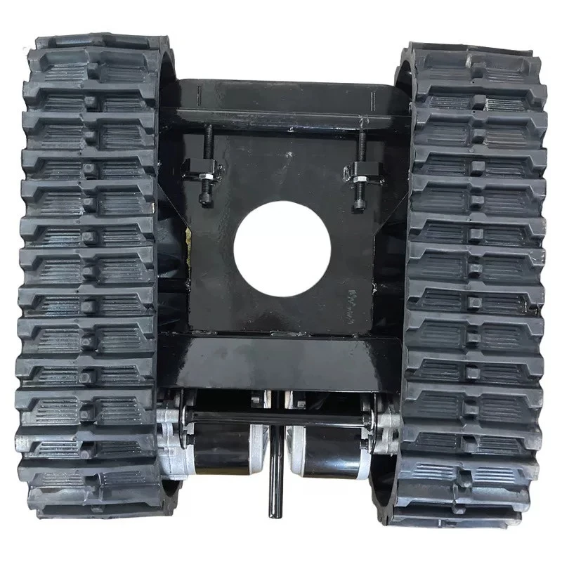 Kids Electric Tracked Tank Chassis Kit – Steel Frame, Dual Motors, DIY Crawler Platform for Outdoor Play & STEM Learning