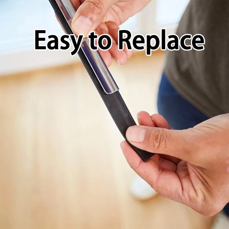 D8KF Window Cleaner Squeegee Refills Replacement Squeegee 2 Color to Choose