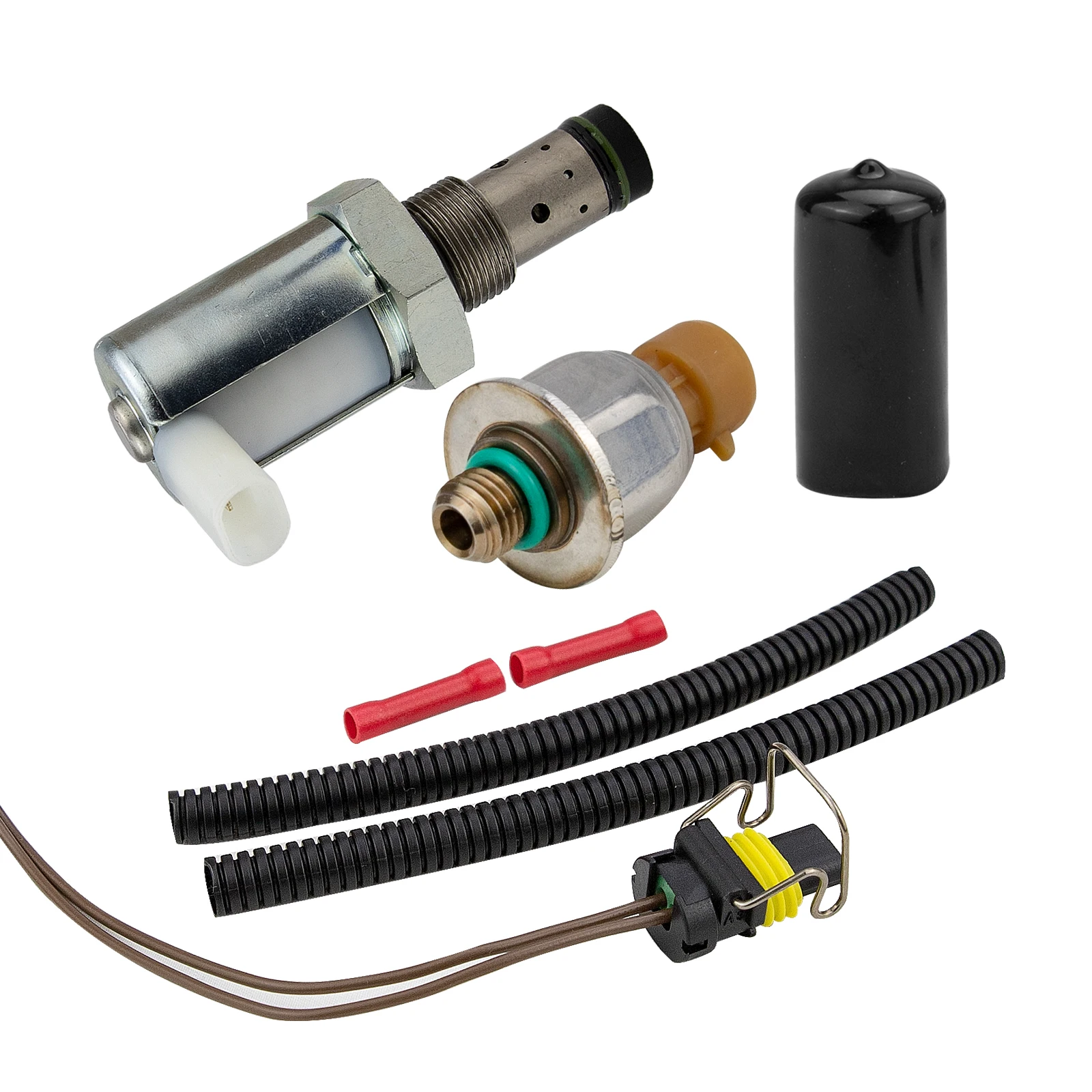 ICP & IPR การใช้เรกูเลเตอร์วัดแรงดัน & Sensor สำหรับ Ford 6.0 03-04หัวฉีดเรกูเลเตอร์วัดแรงดันวาล์ว IPR รถอะไหล่อุปกรณ์