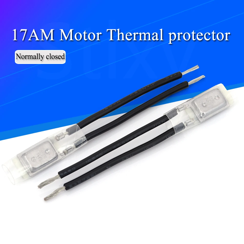 1PCS 17AM 60-180C 17AM019A5 Normally Closed 10A Overheat Protector Motor Power Temperature Switch Automatic reset Switch