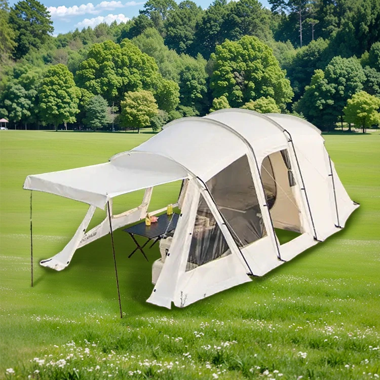 5 12-Person Garden Tents Outdoor Overnight Tunnel Tents Camping Overnight Windproof Thickened Rainproof Large Space