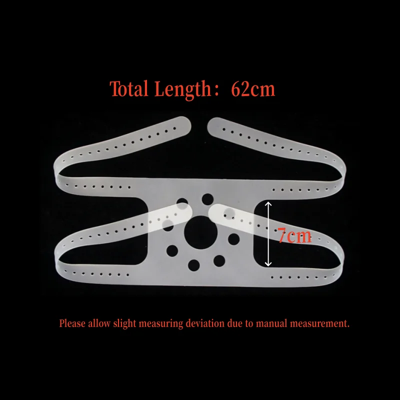Universal Headgear Comfort Gel Full Mask Replacement Part CPAP Head Band Silicone Adjustable Elastic Band Fixed Strap