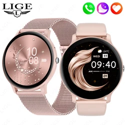 2025 Bluetooth Call Smart Watch Women Custom Dial Steel Watches Men Sports Fitness Tracker Heart Rate Smartwatch For Android iOS