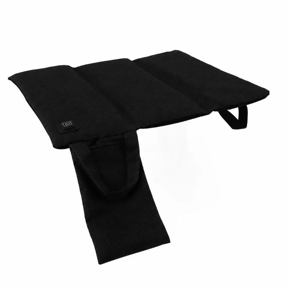 3-Fold Adjustable Heated Seat Cushion 600D Oxford Fabric 3 Heat Settings Heated Camping Chair Pad Lightweight Foldable