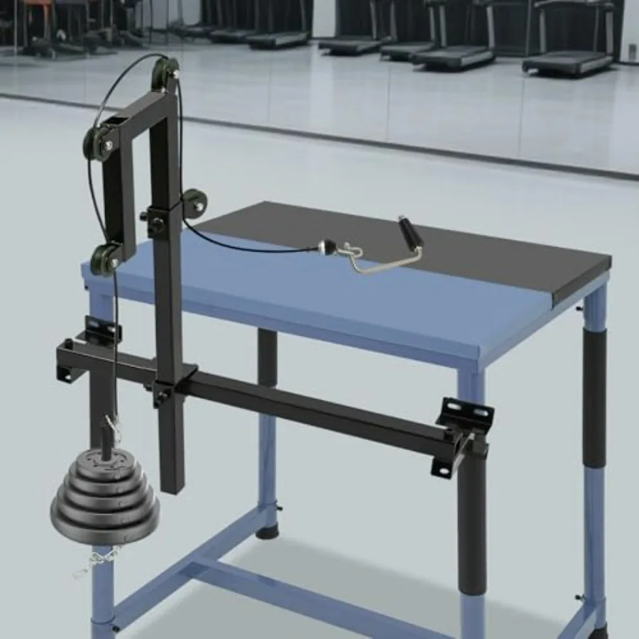 معدات تدريب مصارعة الذراع الاحترافية مع بكرات ناعمة ومقبض مريح للاستخدام المنزلي وصالة الألعاب الرياضية بسعة 440 رطلًا #4