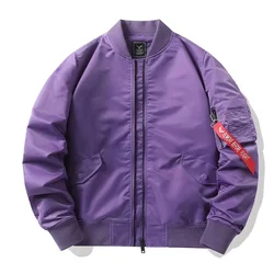Men Flight Jacket Autumn Outdoor Windproof Waterproof Unisex Coat Male Bomber Jackets