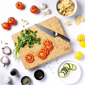 13"x17" Bamboo Endgrain Butcher Block