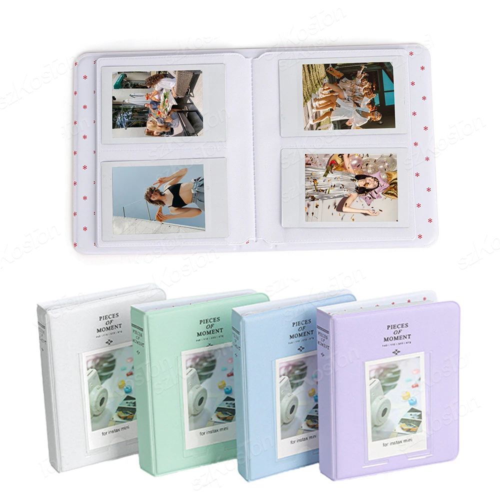 

64 Pockets Photo Album Instant Camera 3 inch Pictures Storage Case Stamps Tickets Cards for Fujifilm Instax Mini 12/11/9