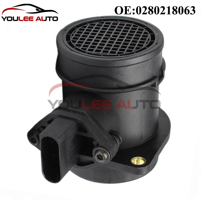 High Quality OEM 0280218063 MAF Mass Air Flow Sensor Meter For Audi A4 TT Quattro VW Beetle Jetta Golf Passat 1.8T Auto Parts