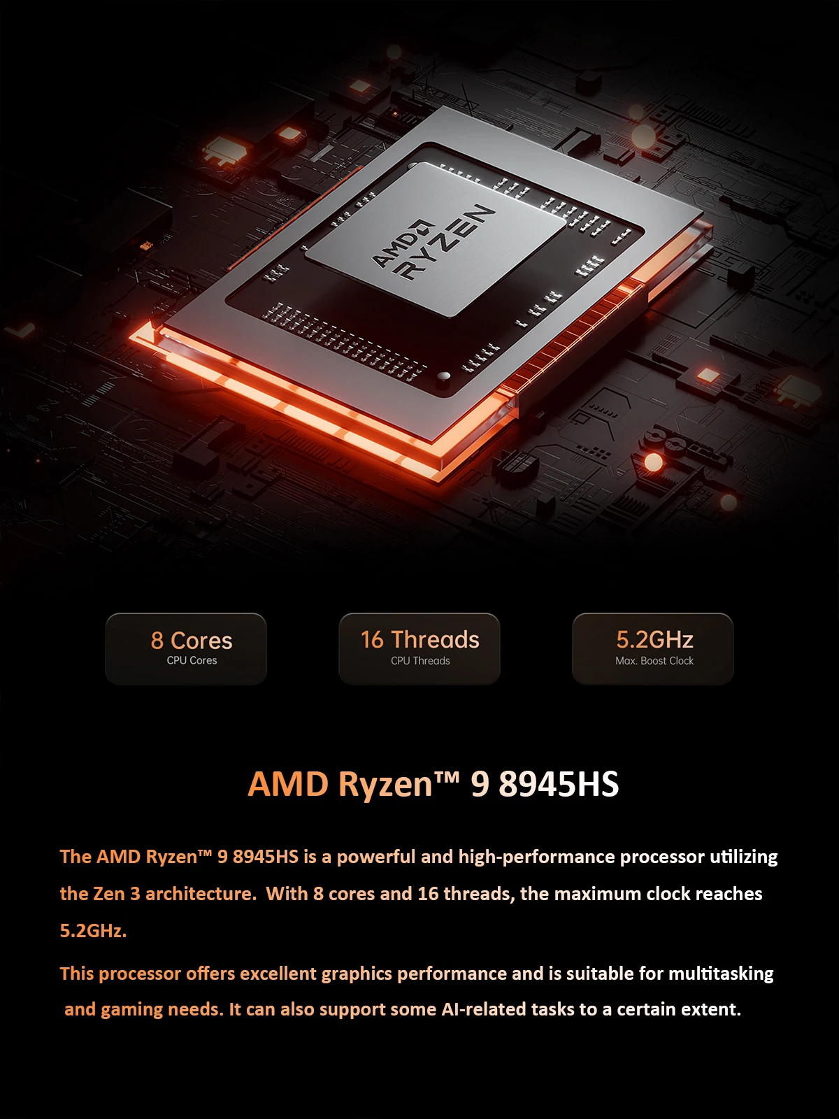 มินิฟอรัม UM890คอมพิวเตอร์ขนาดเล็กโปร AMD Ryzen 9 8945HS Windows 11คอมพิวเตอร์ขนาดเล็ก DDR5 32GB 1TB NVMe SSD oculink DP WiFi 6คอมพิวเตอร์ขนาดเล็กสำหรับเล่นเกม