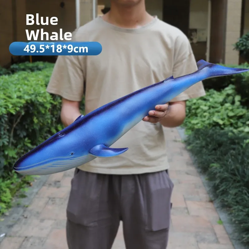 ألعاب حيوانات المحيط المطاطية الناعمة كبيرة الحجم، دمى الدولفين والحوت وسمك القرش من عالم تحت الماء، هدايا للأطفال والرضع