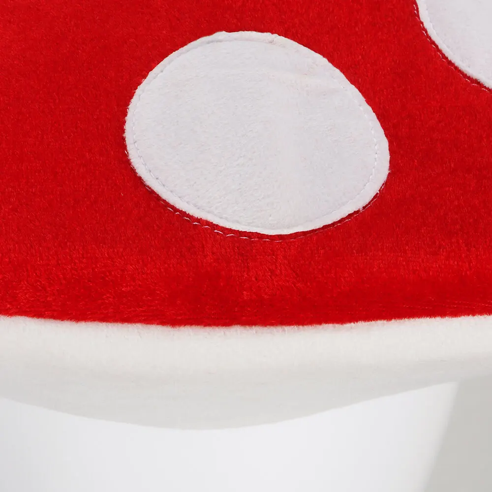 ハロウィンキノコ帽子子供大人のヘッドギア面白いソフト水玉ヴィンテージヘッドカバー仮装パーティー大会 Takerlama