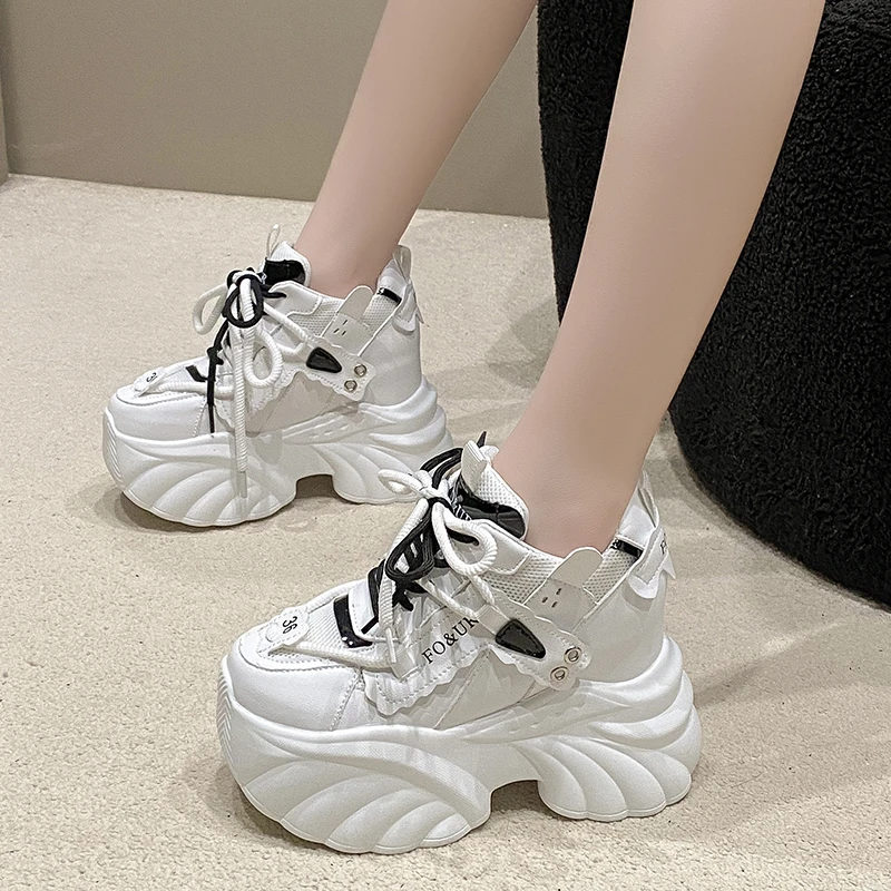 Women Shoes Fashion 10CM Sneak - Wedge Heeled Sneaker review and price