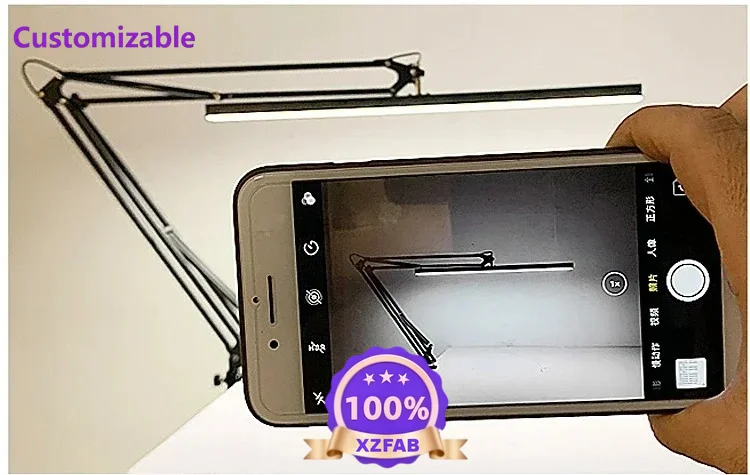 Factory Direct 2026 Model Making Desk Lamp Repair Painting Design Learning Work Office LED Eye Protection Desktop Clip Long Arm