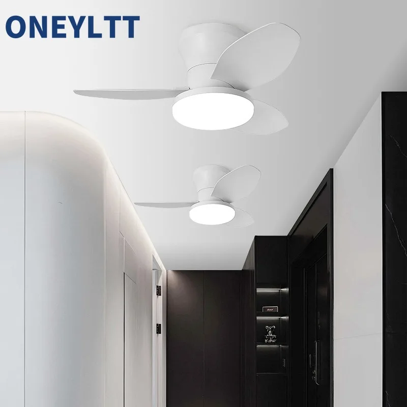 The New 24 inch Fan Light Features Three Blades and Dimming Functionality,also Offers APP-controlled,Low Noise ceiling fan light