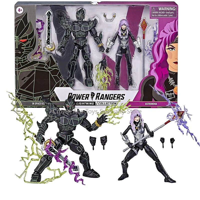 

Hasbro Power Rangers in Space Boxed 2-Pack Astronema Ecliptor Premium Collectible Action Figure Trendy Toy Gift with Accessories