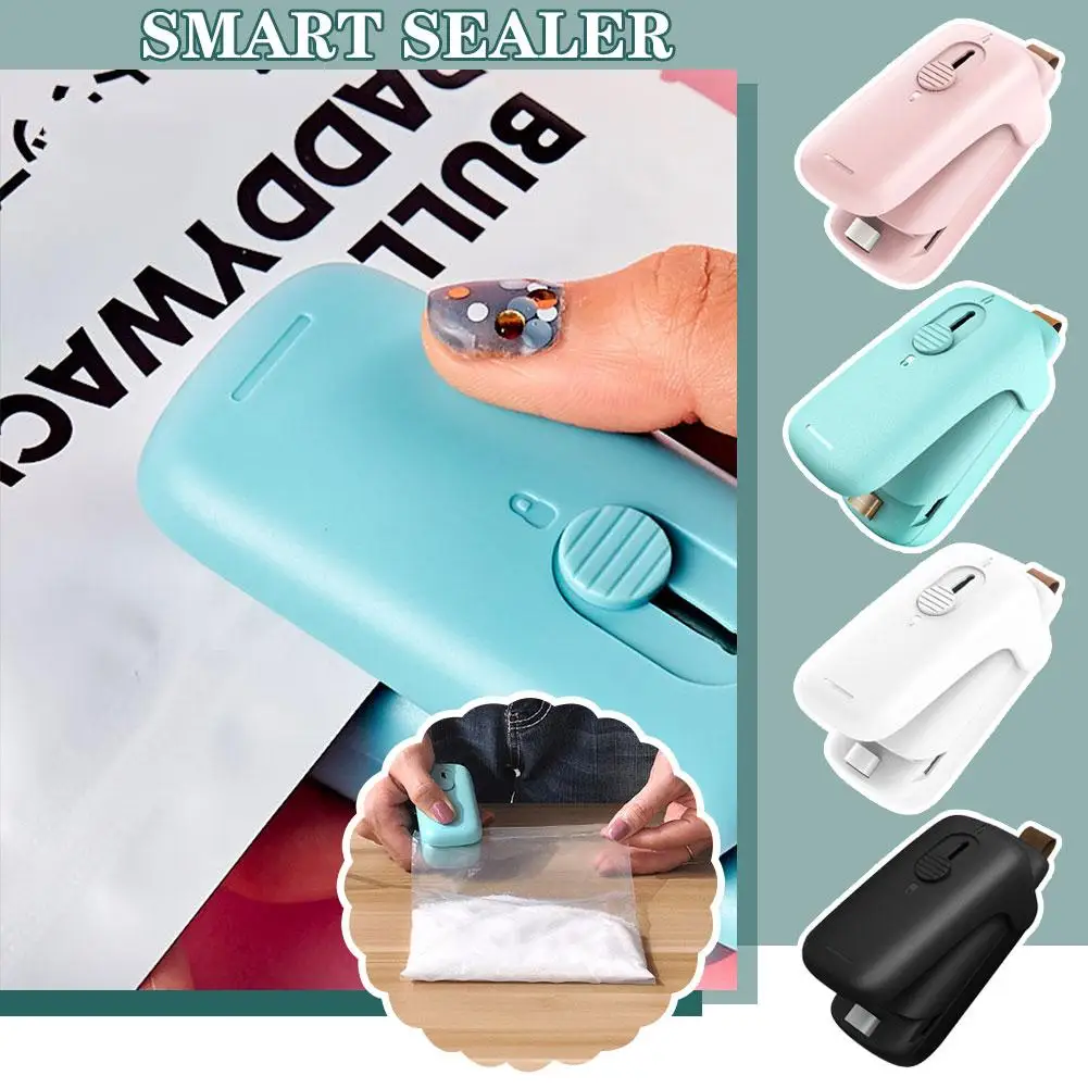 Mini Heat Bag Sealing Machine Package Sealer Bags Thermal Bag Plastic Closure Heat Packaging Sealer Portable Food Sealer Fo K8K0