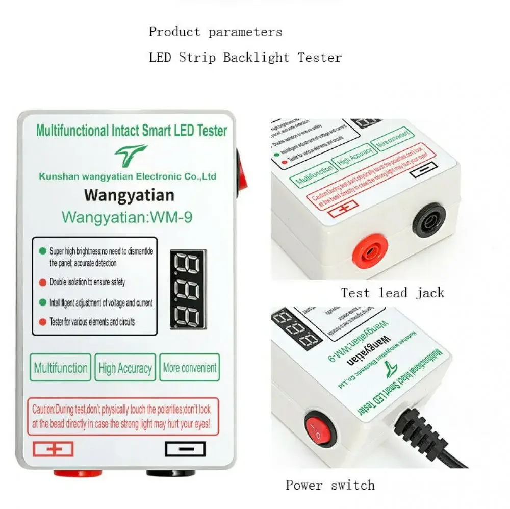 LED Tester 0-300V Output LED TV Backlight Tester Multipurpose LED Strips Beads bar light Lamp Test Tool Measurement Instruments