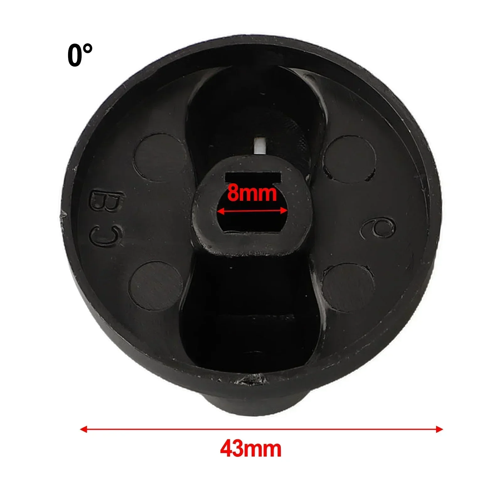 2 Pack High Quality Alloy Gas Stove Rotary Switch Knob Set Kitchen Burner Oven Parts Handle Replacement Button Cooker Stove 8mm