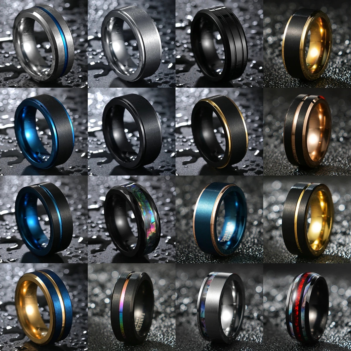 

Wholesale 316L Stainless Steel Jewelry Ring For Men New Fashion RJ331