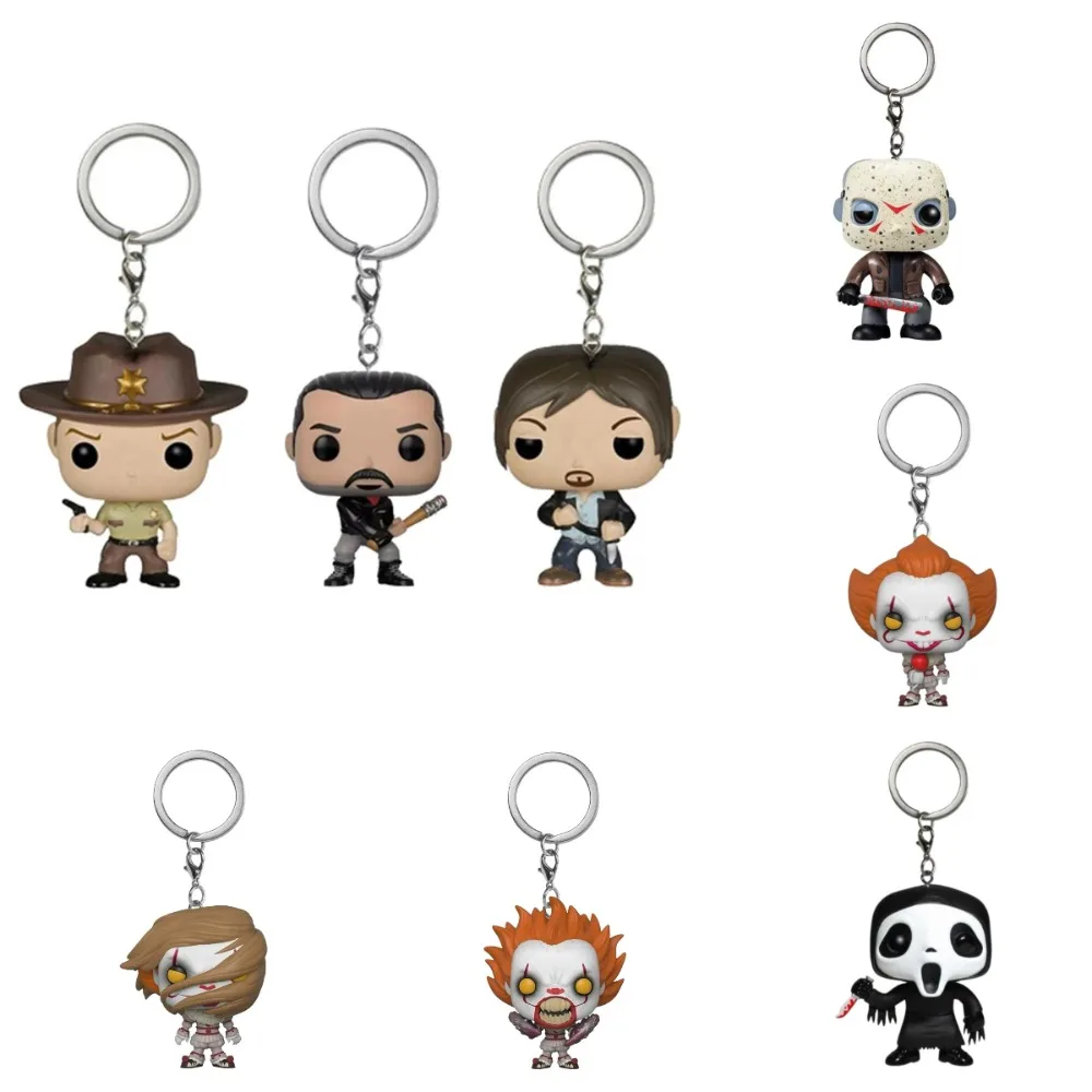 @ # Nuevo Llavero de Juguete con Figura de Rick Grimes, Negan, Daryl Dixon, Nezeko y el Capitán Sasuke de The Walking Dead