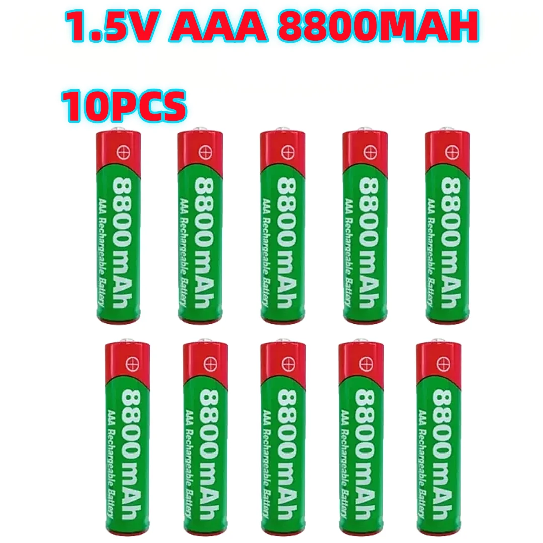 NIEUWE 8800mAh Oplaadbare Batterij AAA Alkaliteit Batterij 1.5 V AAA Batterij voor Klokken Muizen Computers Speelgoed enzovoort