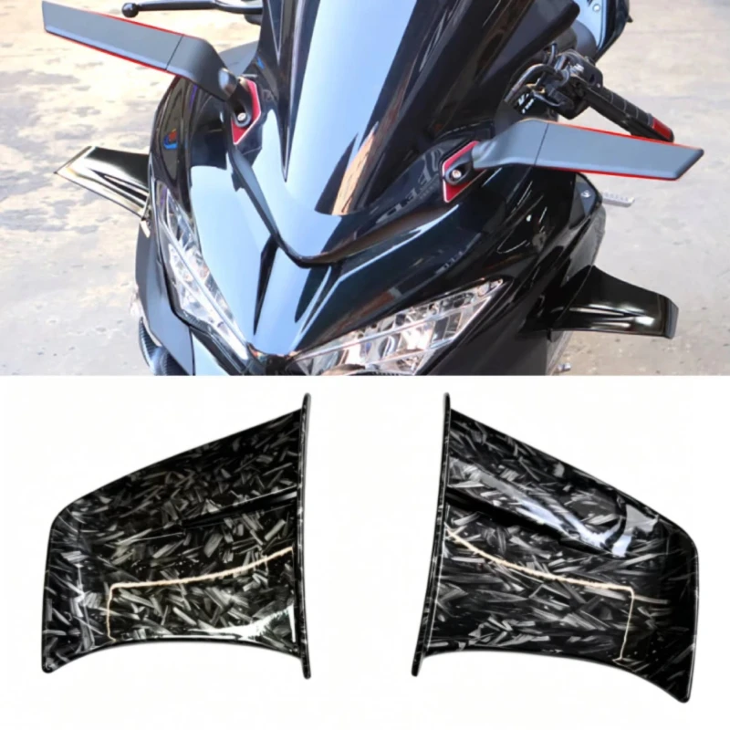 Kit Aerodynamic Spoiler No Drilling Required FOR Ducati Kawasaki Ninja Yamaha Honda BMW Suzuki Motorcycle Universal Wing