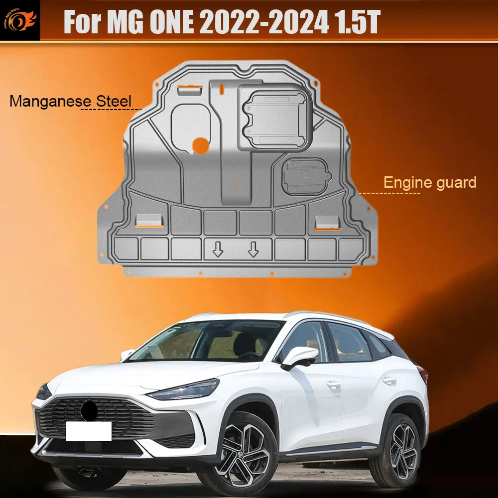 Unterbodenschutzplatte Spritzschutzblech Kotflügelabdeckung Schwarz Auto-Schmutzfänger Schmutzschürze für MG ONE 2022-2024 1.5T