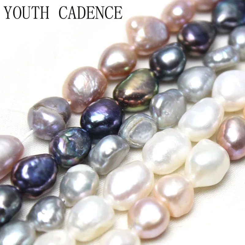 100% Natural Colorful Freshwater Pearl Irregular Baroque Pearls Bead For Jewelry Making DIY Bracelet Necklace 14\