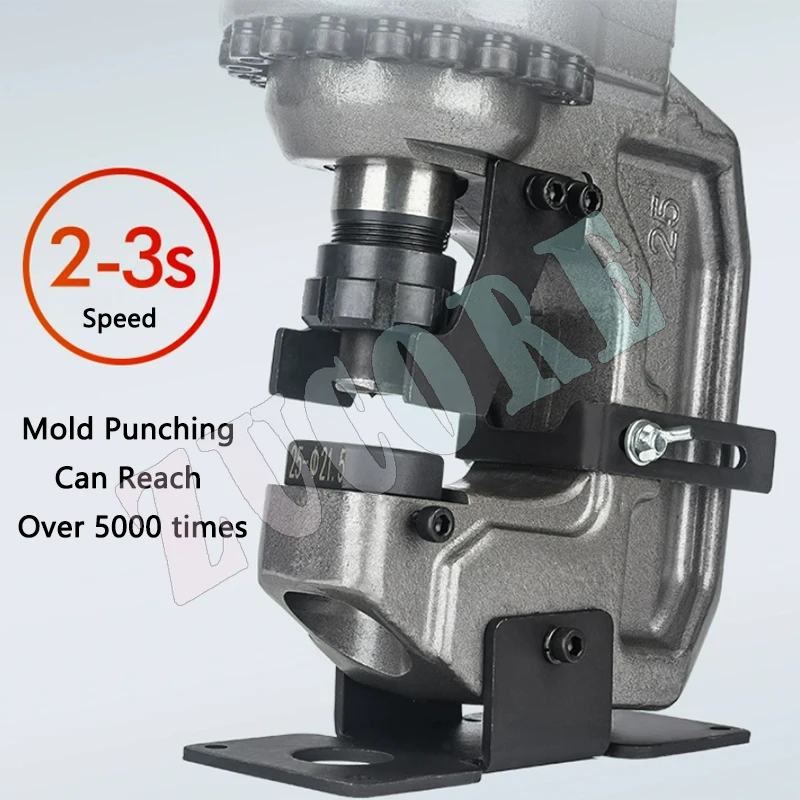 Electric Hydraulic Punching machine CPM-25 Angle Steel/Channel Steel Puncher Copper Aluminum Plate Hole Opener 10mm Thick