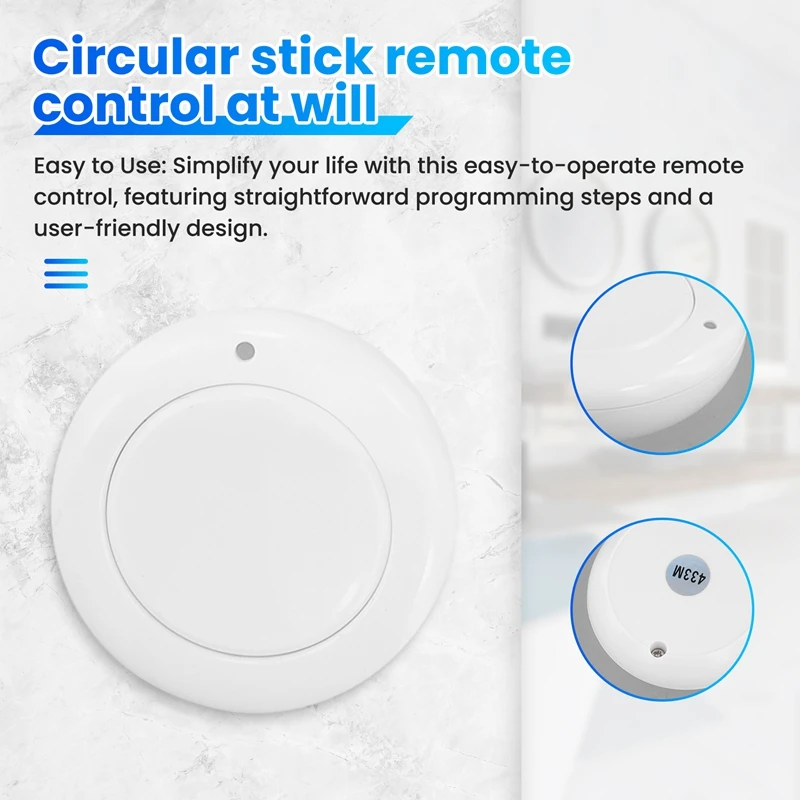 車のドア用ワイヤレスリモコン,アクセス制御,sosパネルボタン,ドアベル,433MHz