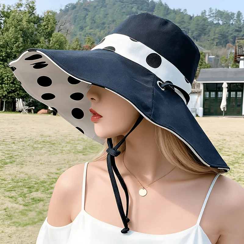 Reversible Oversized Brim Women's Sun Hat
