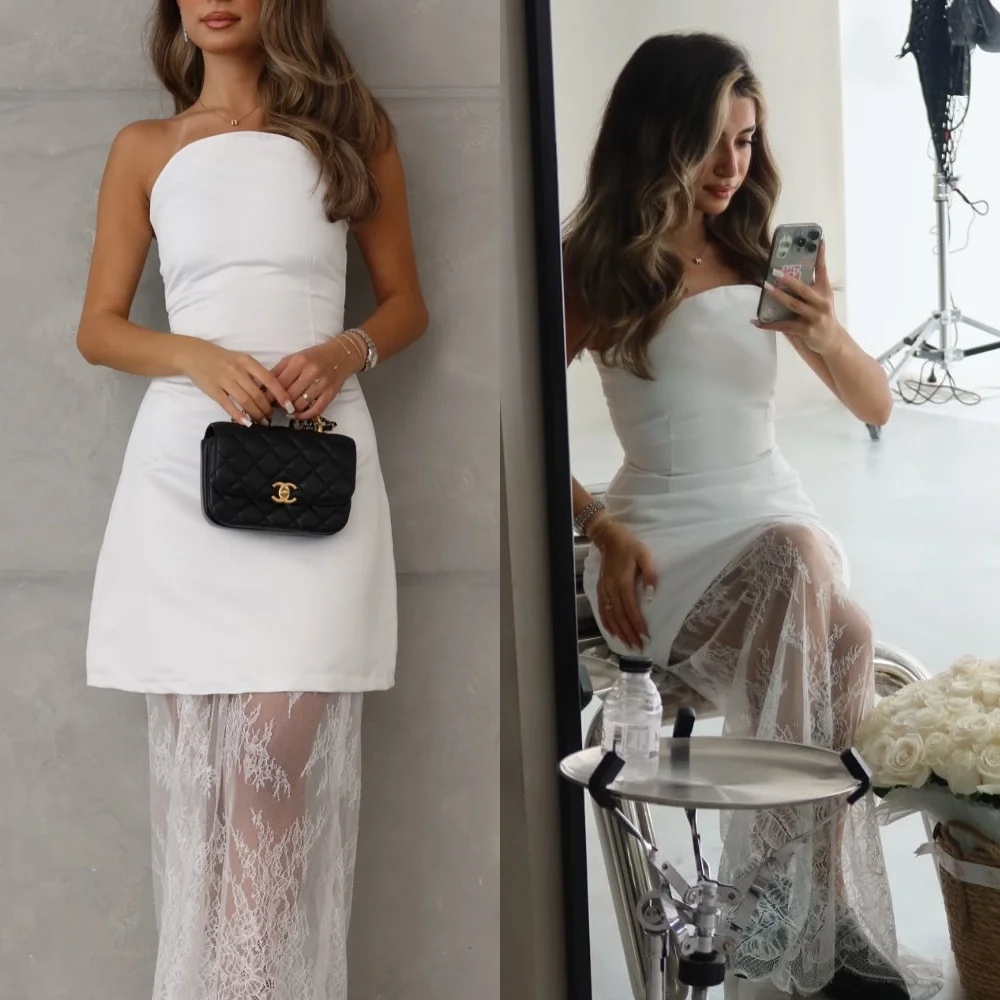 تخصيص مطابقة بسيطة جيرسي الطية الدانتيل ألف خط فساتين طويلة حمالة فساتين مناسبة مخصصة الأحجام المتاحة جودة عالية