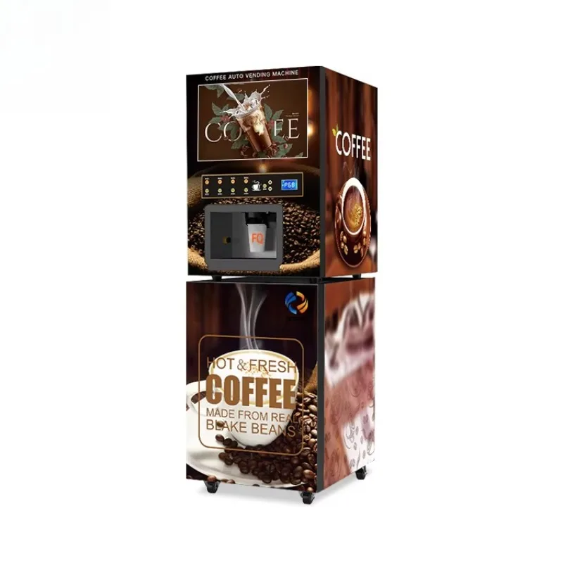 Robot coffee vending machine AI barista robotic arm