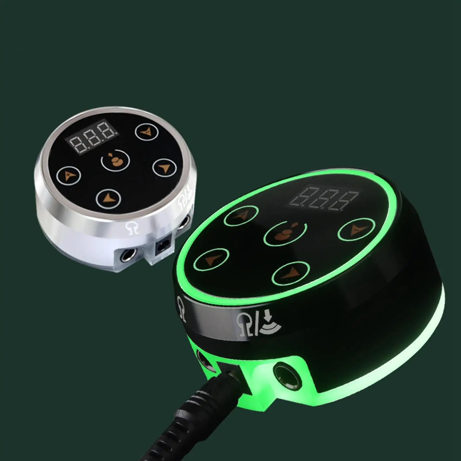 الوشم إمدادات الطاقة شاشة الكريستال السائل الكهربائية قلم الوشم آلة صندوق الطاقة الولايات المتحدة التوصيل التبديل زر واحد جاك المدخلات