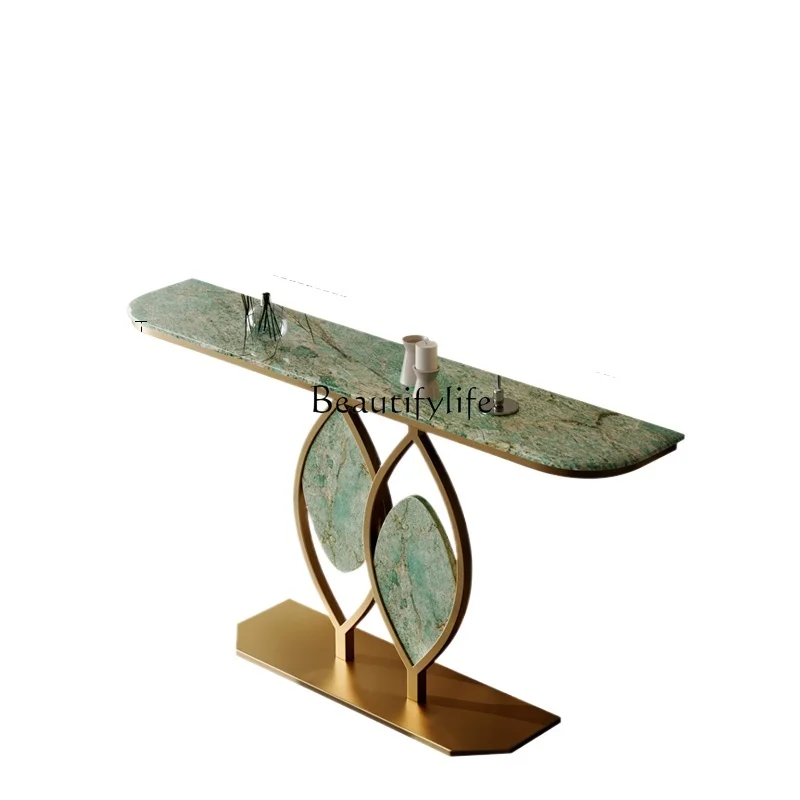 

Entrance hall decoration light luxury entrance table end view platform