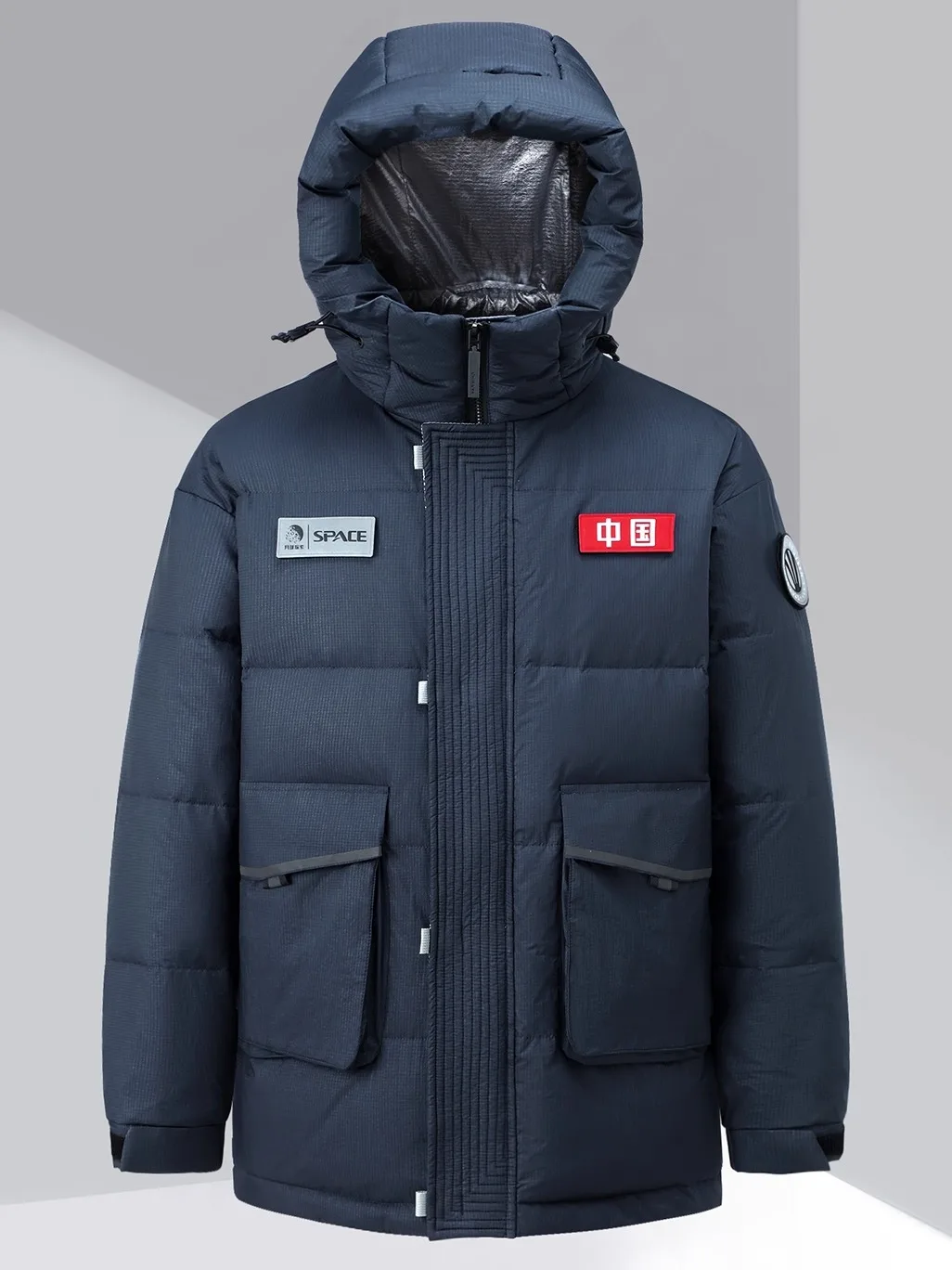 

Thiened Large Size Men's down Jaet Polar Cold Resistant Casual Warmth Outerwear Loose Fit Du Feather Coat for Winter