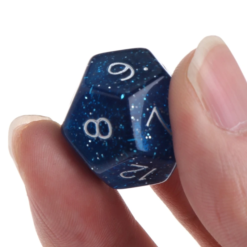 3pcs Multicolor 12 Sided Resin Dice Astrology Tarot Constellation Divination  Dropship