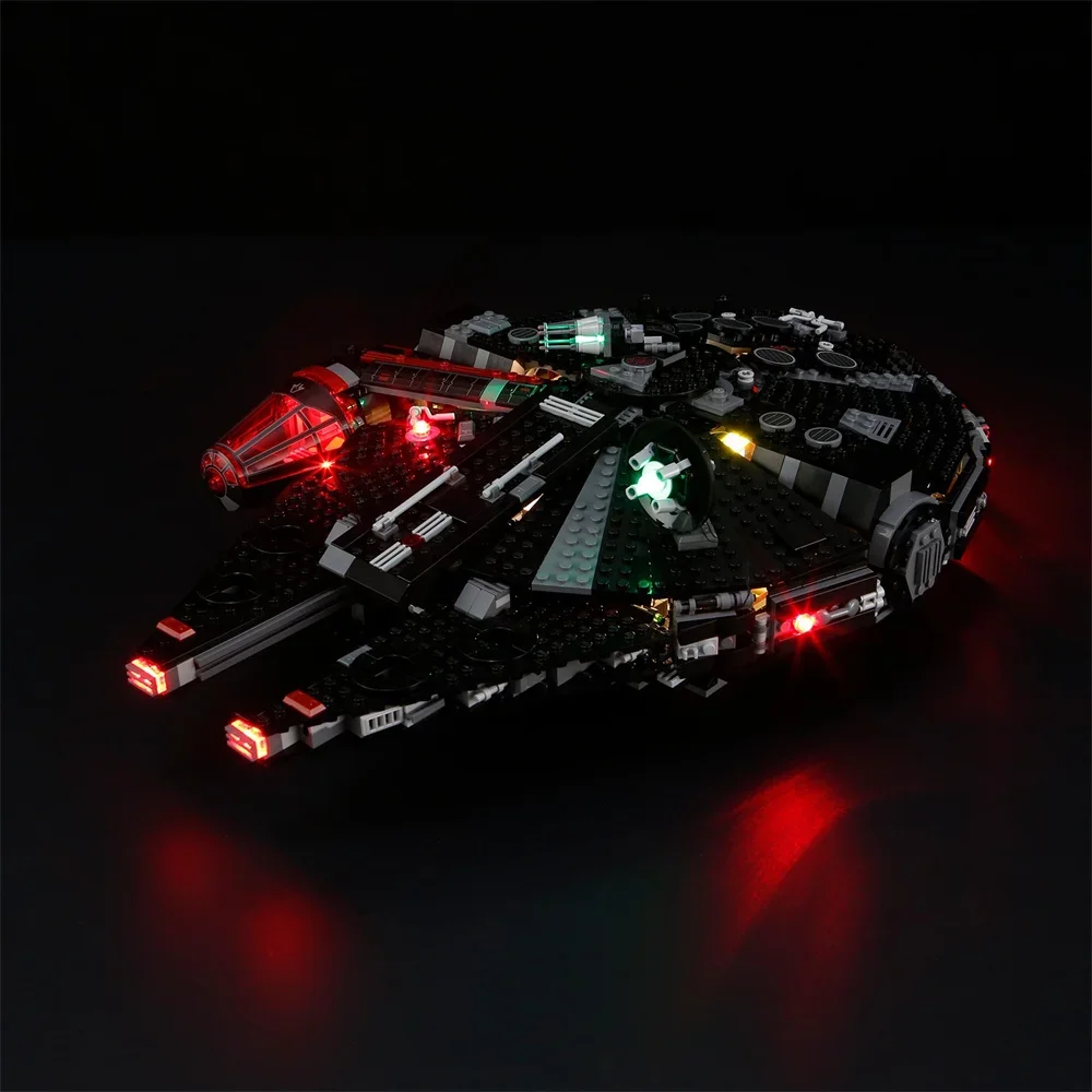 Starsing War Movie Led Light Kit For 75389 The Dark Falcon Millennium Falcon Not Building Blocks (Only Lighting Set)