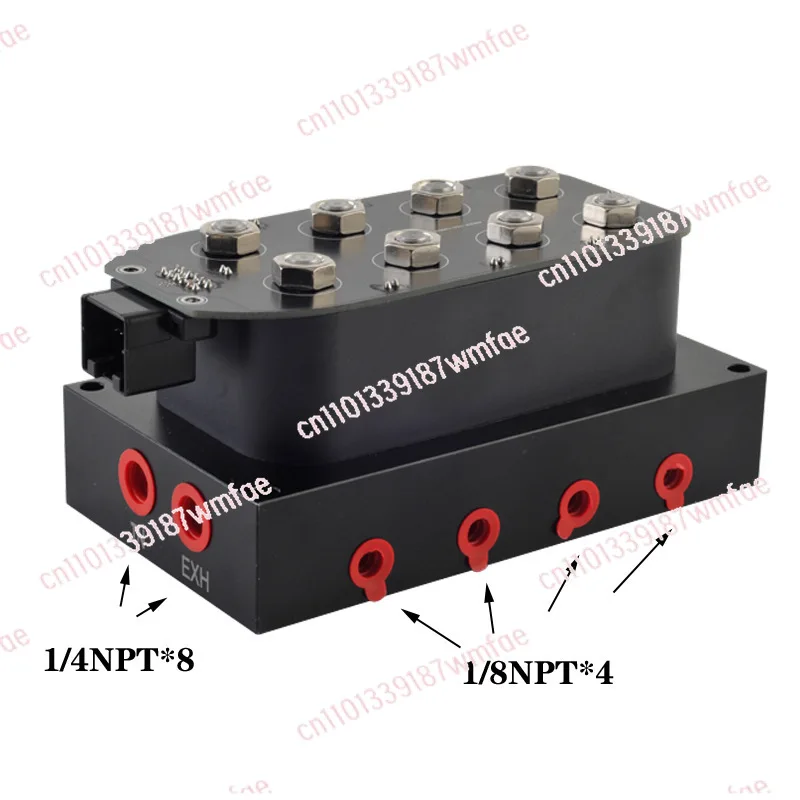 Modified universal shock absorber air suspension system eight-position solenoid valve manifold chassis suspension shock absorber