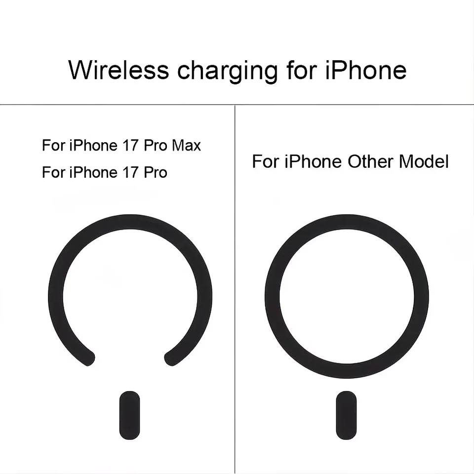 Funda magnética transparente electroplateada de lujo para iPhone 17 Air 16 15 14 13 12 11 Pro Max Plus, con protección de lente 6