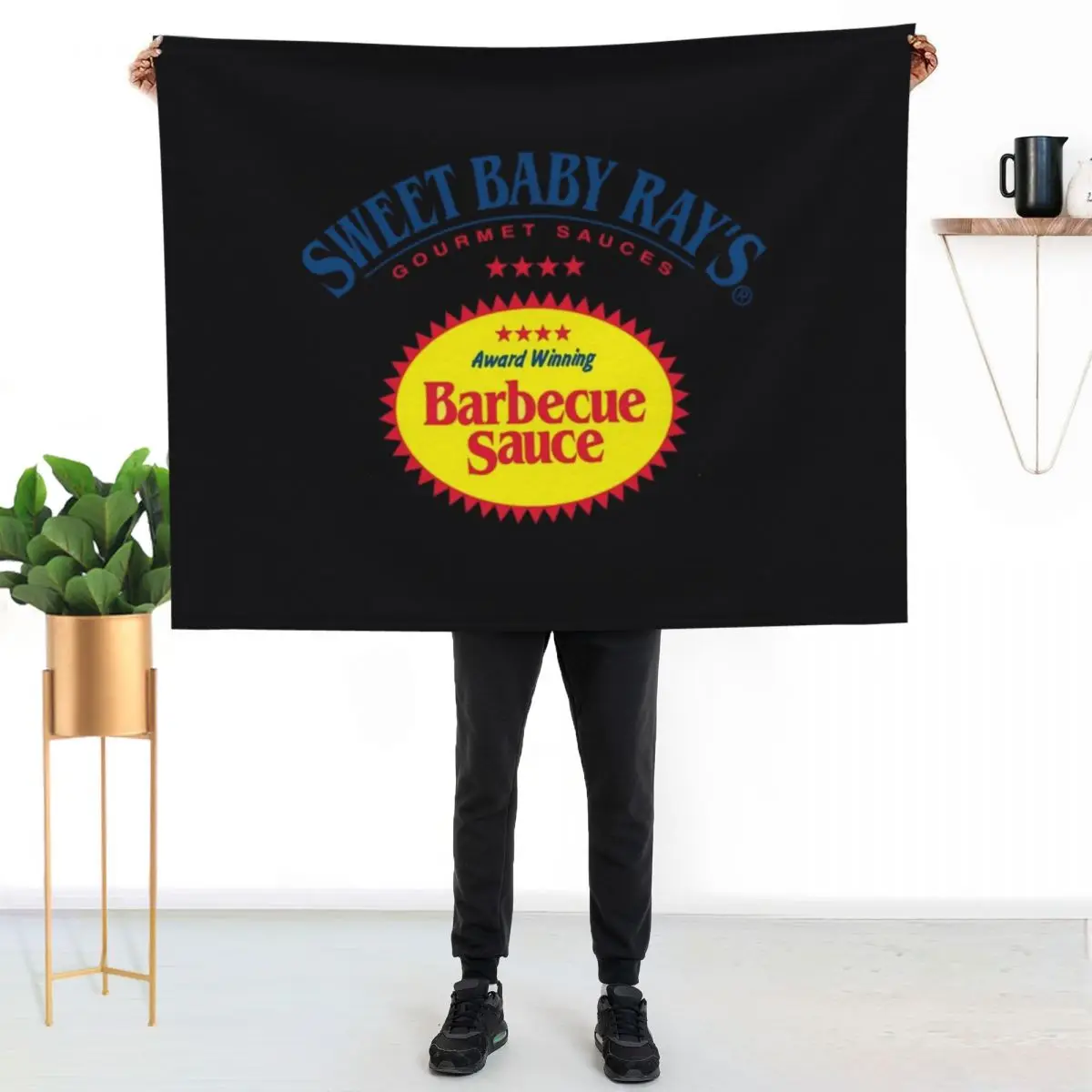 

Sweet Ba Throw Blanket Reusable Durable Soft Blanket for All Seasons