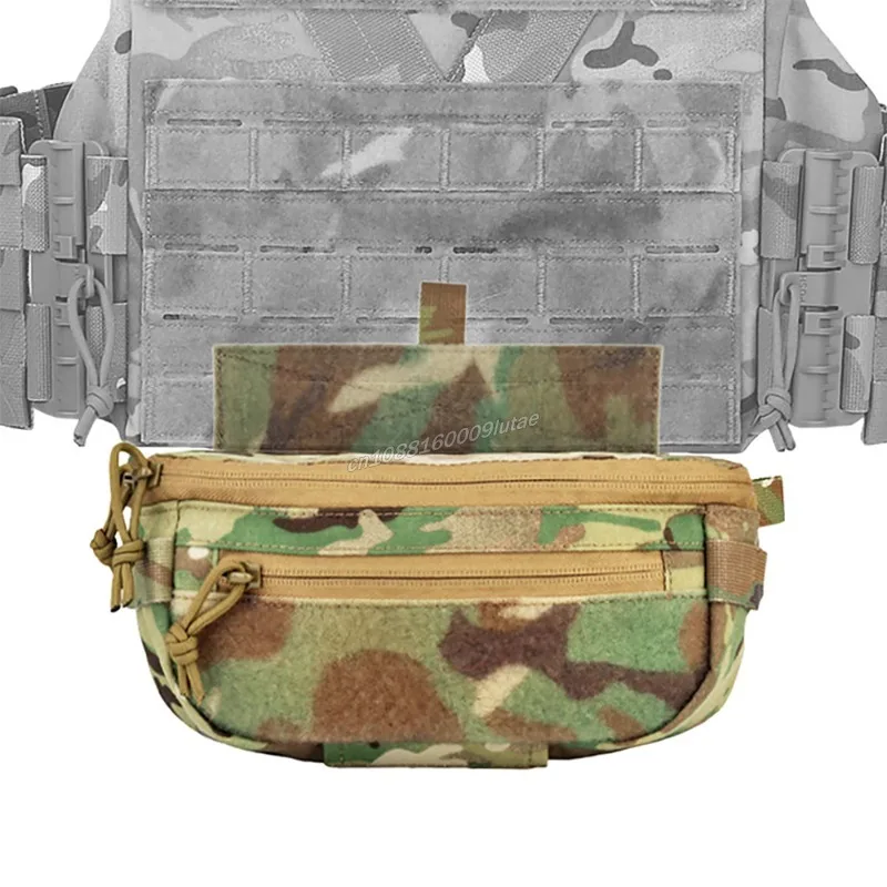 Taktische Aufhänger Tasche Bauch Dangler Pack Schulter Tasche Platte Träger Airsoft Molle Gear Fanny Tasche mit Tourniquet Halter