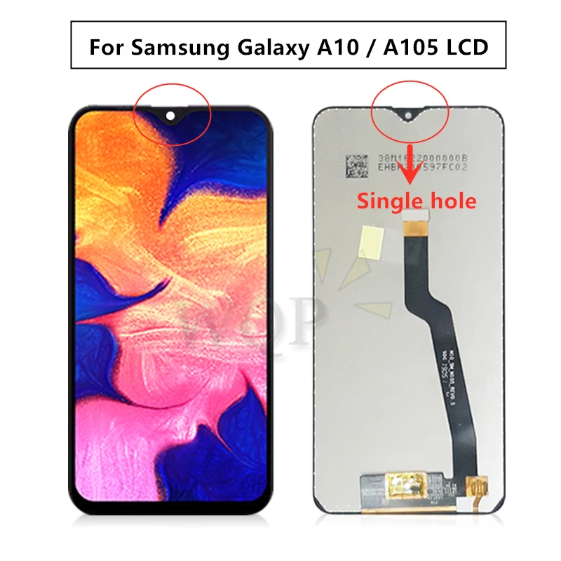 For Samsung galaxy A10 lcd Digitizer A105/DS A105F A105FD A105M Display Touch Screen with frame Digitizer For Samsung A10 lcd